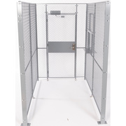 Fordlogan By Spaceguard 3 Wall, Driver/Warehouse Access Control Cage, 5 X 6, 8Ft High, No Top FL3P050608